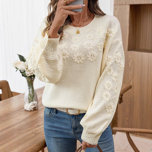 Chrysantheme Pullover